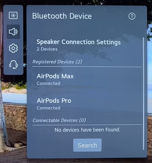 How to connect apple discount airpods to lg smart tv